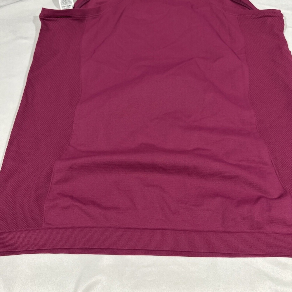 NWT Sweaty Betty [ Medium ] Athlete Seamless Workout Tank Top Amaranth Pink - Picture 12 of 12
